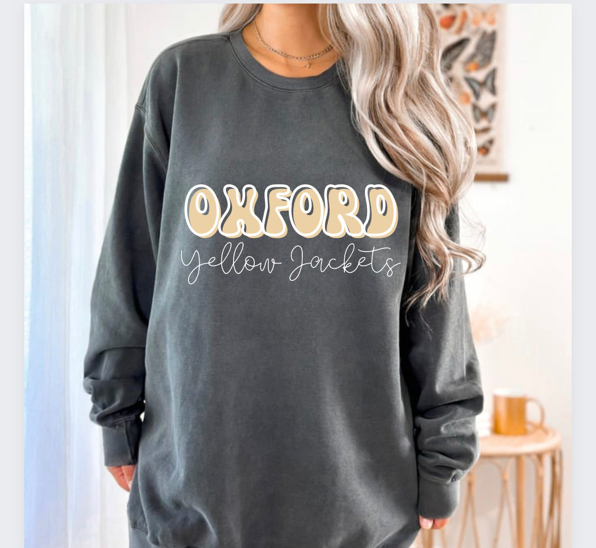Oxford yellow jackets bubble SS/LS