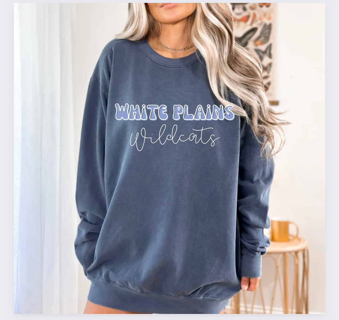 White Plains Wildcats Bubble SS/LS