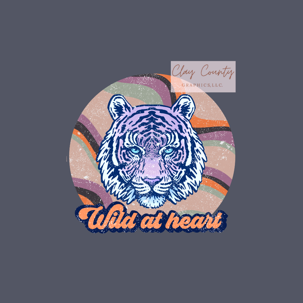 Wild At Heart DTF Heat Transfer
