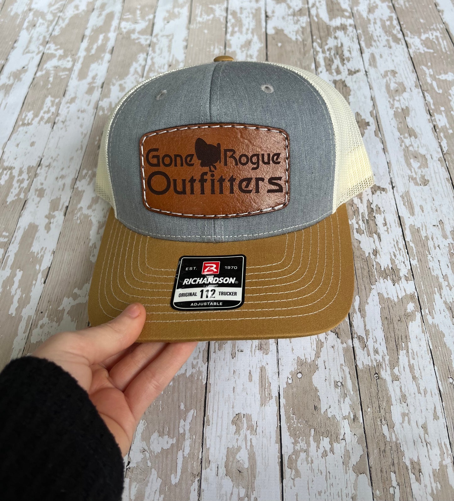 Grey/Birch/Gold Gone Rogue Trucker Hat
