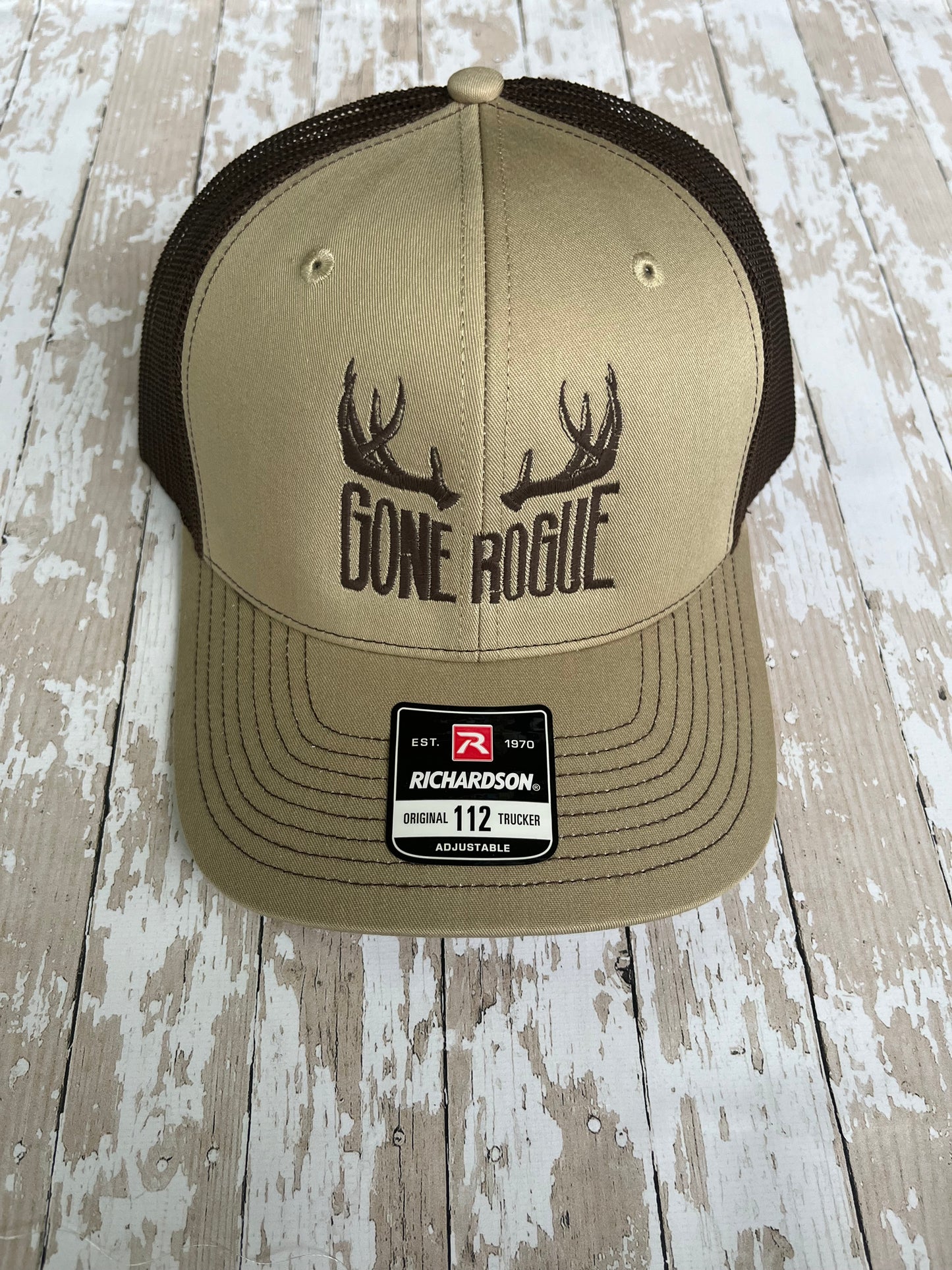 Khaki/Brown Gone Rogue Trucker Hat
