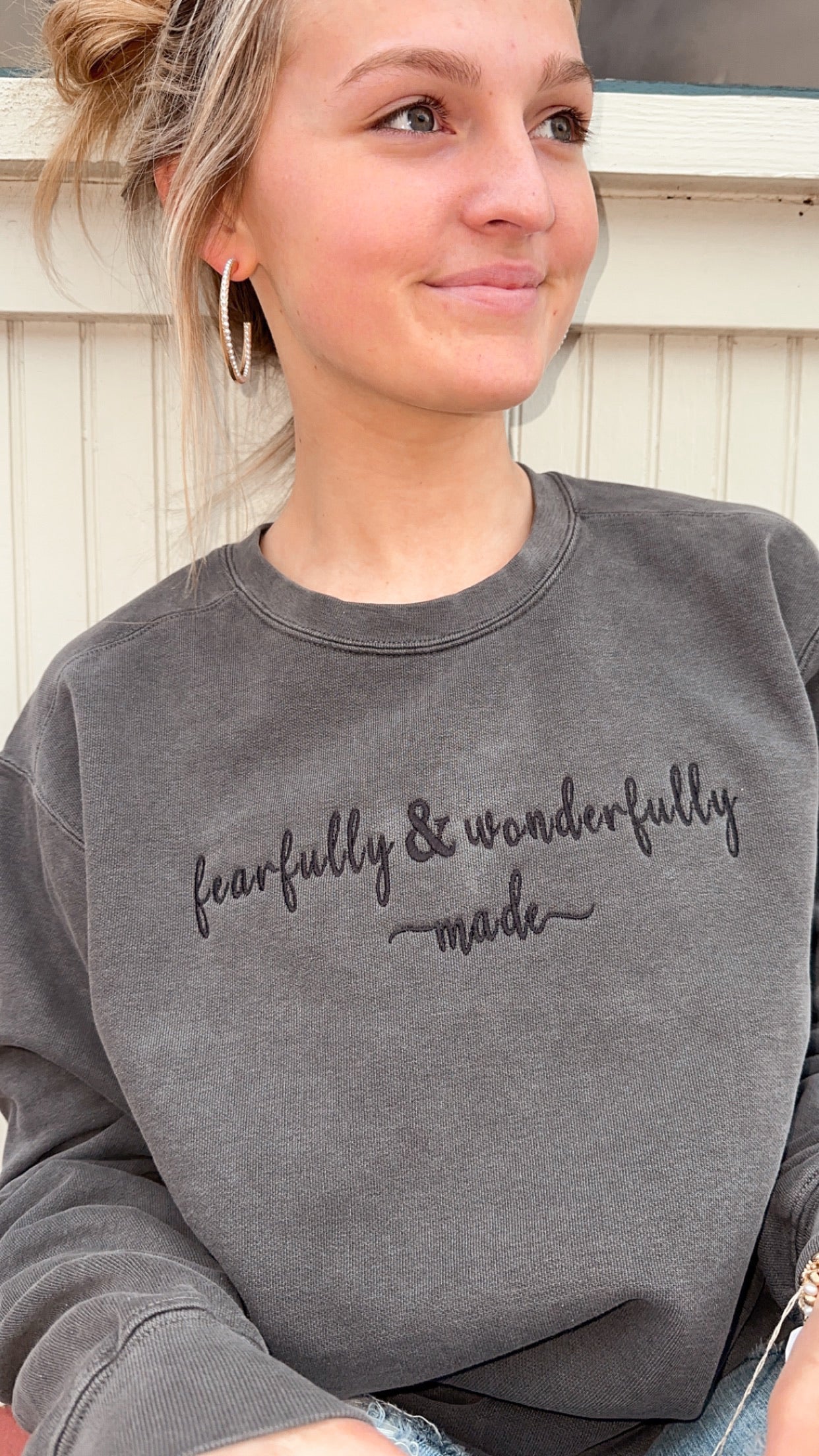 “Fearfully and Wonderfully Made” Women’s Sweatshirt