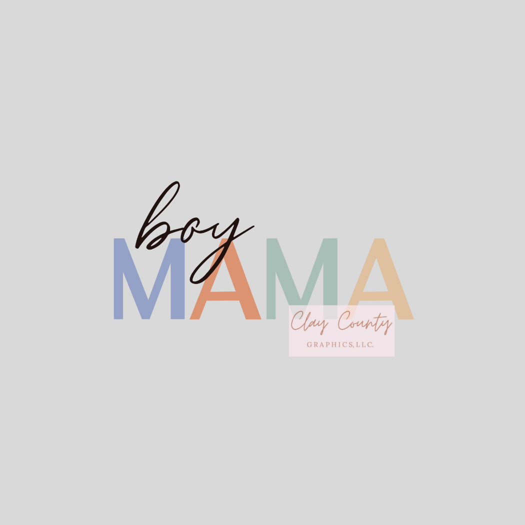 Boy Mama(2) DTF Heat Transfer