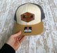 Tri Beige/Charcoal/Gold Gone Rogue Trucker Hat